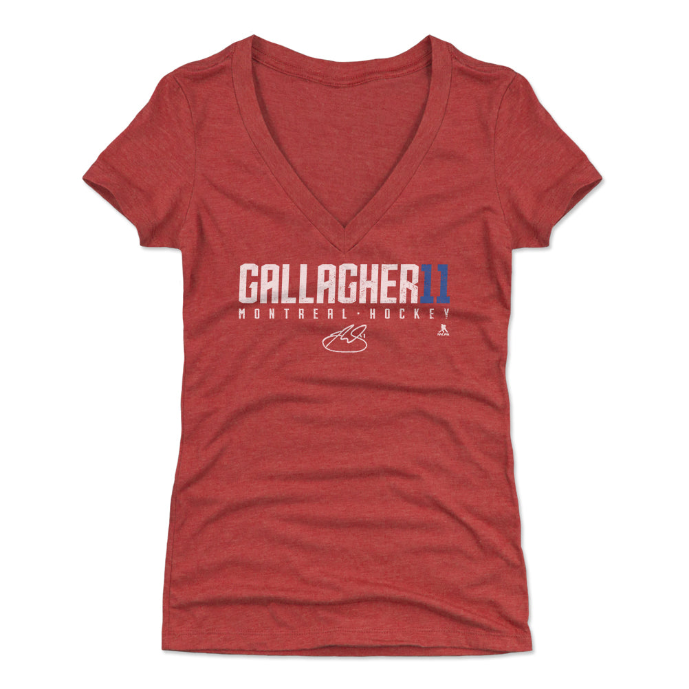Brendan Gallagher Women's V-Neck T-Shirt | 500 LEVEL