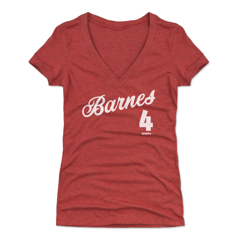 Scottie Barnes Women's V-Neck T-Shirt | 500 LEVEL