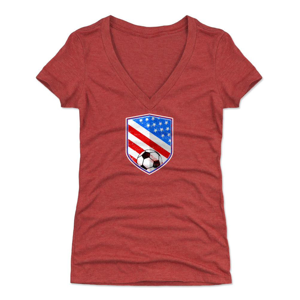 USA Women's V-Neck T-Shirt | 500 LEVEL