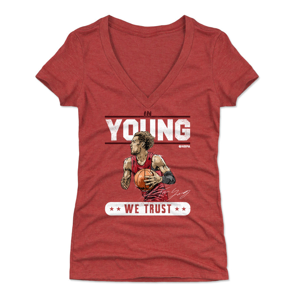 Trae Young Women's V-Neck T-Shirt | 500 LEVEL