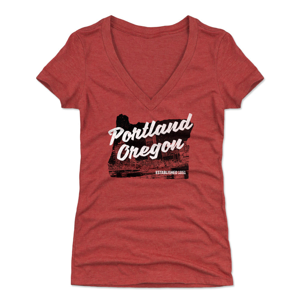 Portland Women's V-Neck T-Shirt | 500 LEVEL