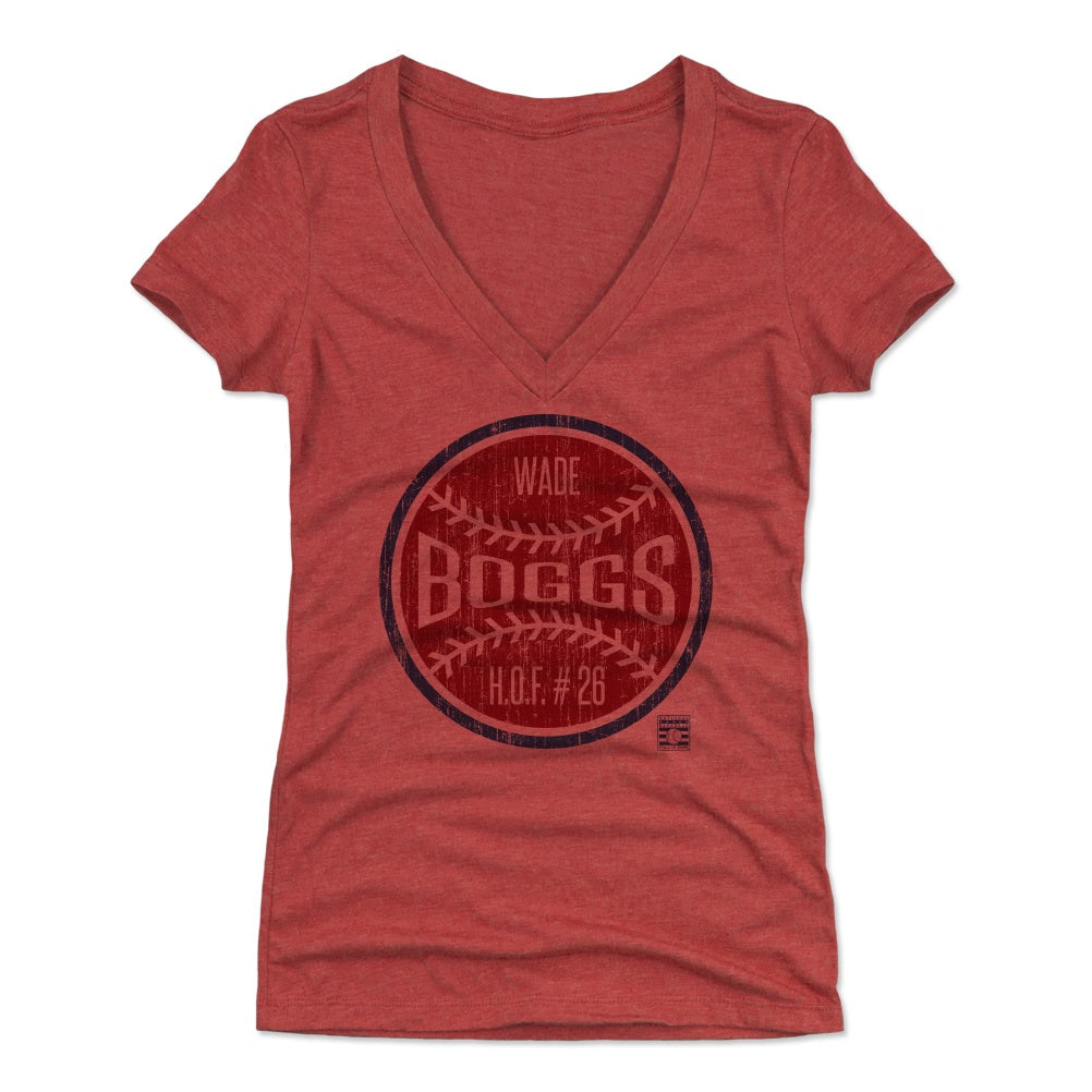 Wade Boggs Women's V-Neck T-Shirt | 500 LEVEL