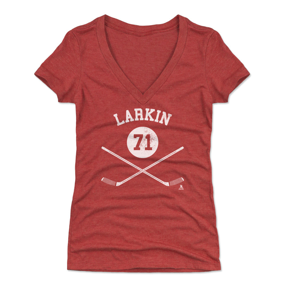 Dylan Larkin Women's V-Neck T-Shirt | 500 LEVEL