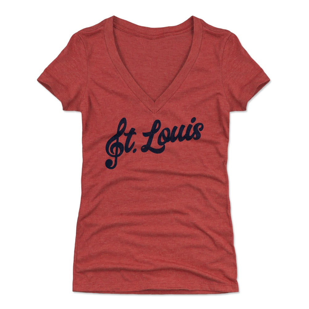 St. Louis Women's V-Neck T-Shirt | 500 LEVEL