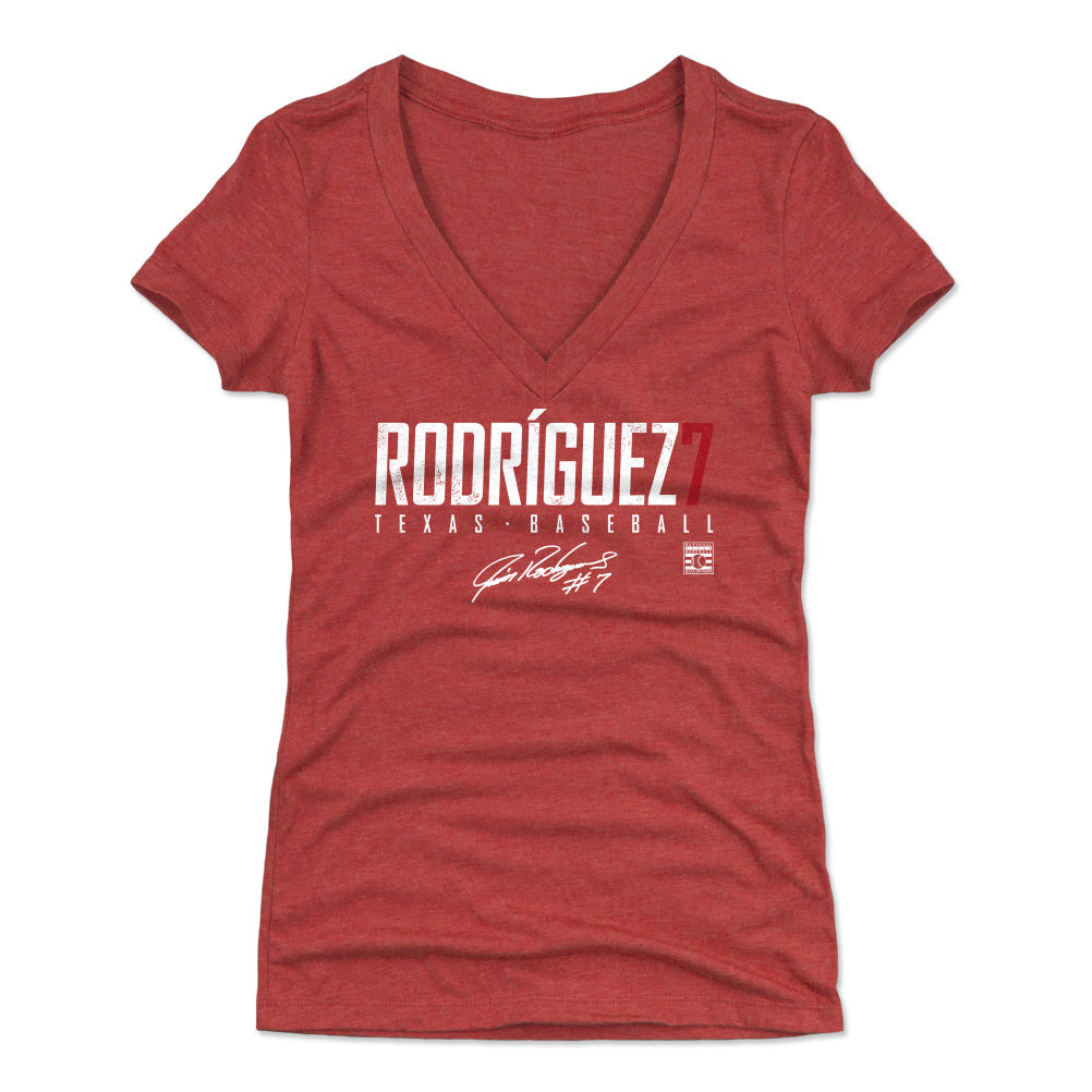 Ivan Rodriguez Women's V-Neck T-Shirt | 500 LEVEL