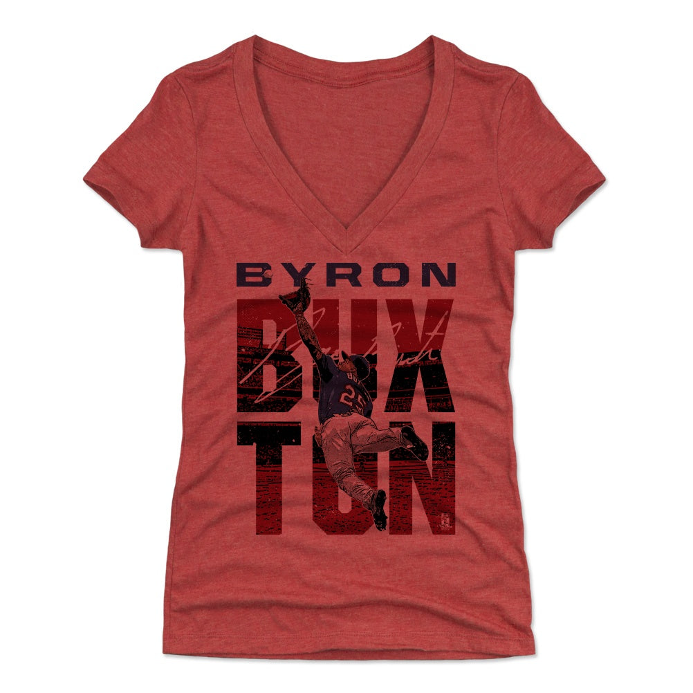 Byron Buxton Women's V-Neck T-Shirt | 500 LEVEL