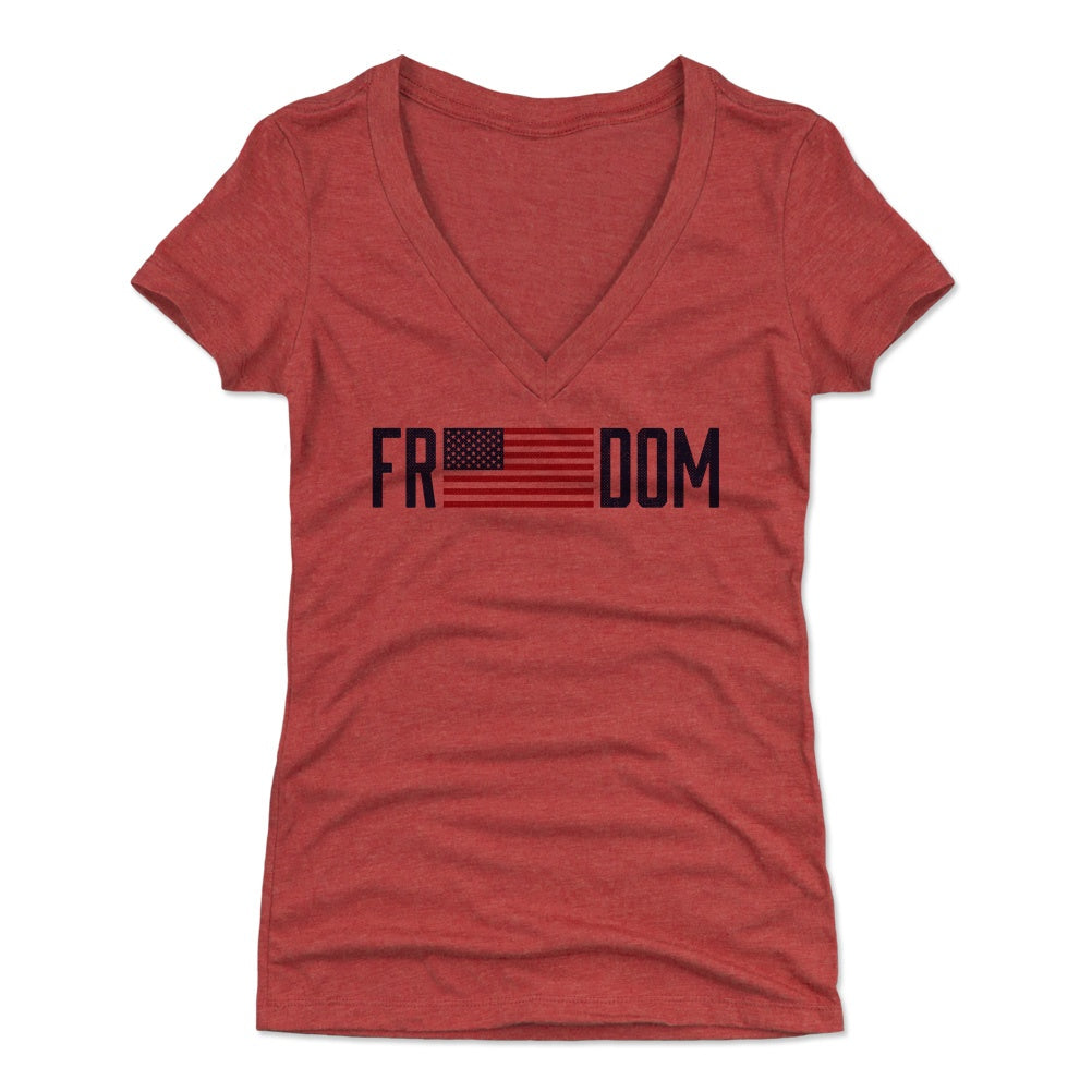 USA Women's V-Neck T-Shirt | 500 LEVEL