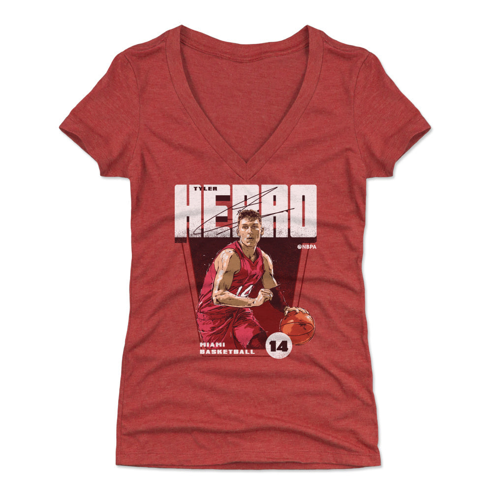 Tyler Herro Women's V-Neck T-Shirt | 500 LEVEL