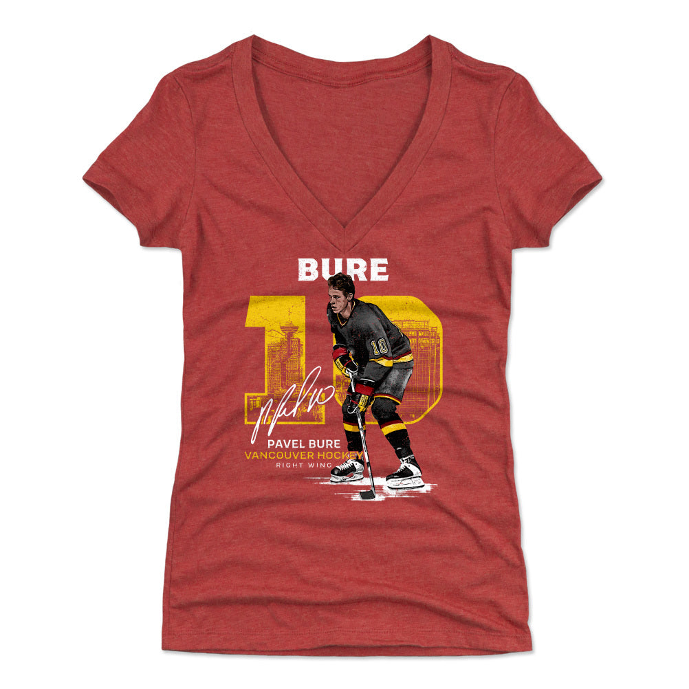 Pavel Bure Women's V-Neck T-Shirt | 500 LEVEL