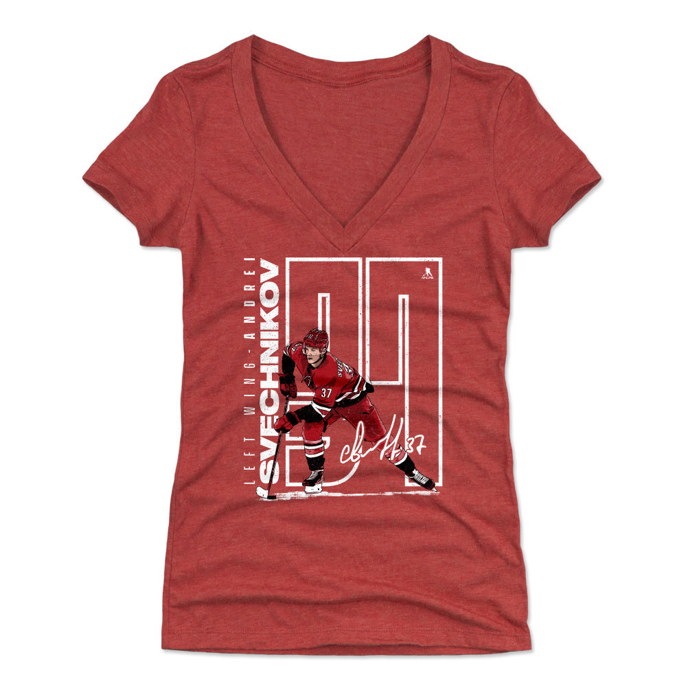 Andrei Svechnikov Women's V-Neck T-Shirt | 500 LEVEL