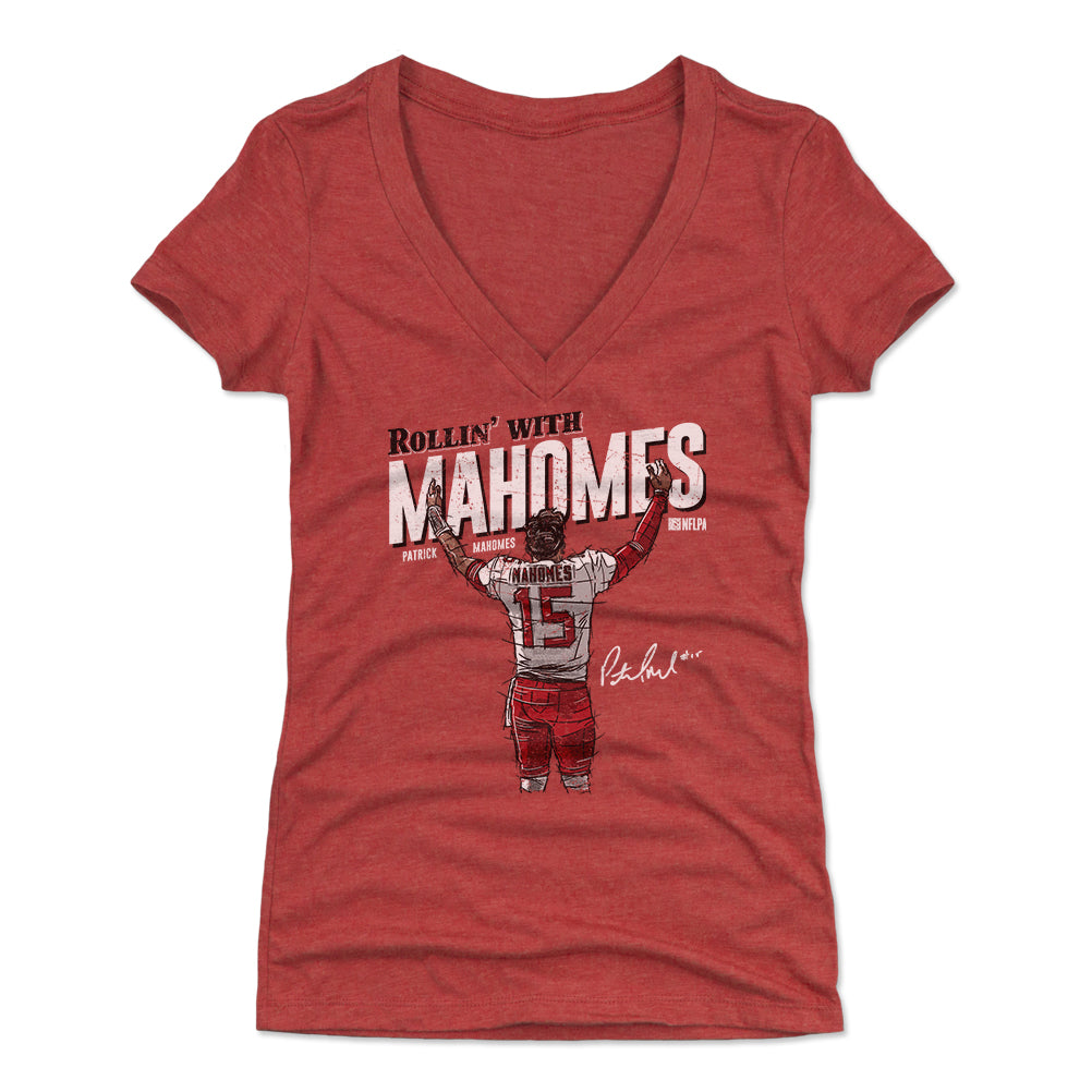 Patrick Mahomes Women's V-Neck T-Shirt | 500 LEVEL