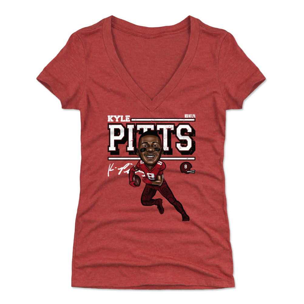Kyle Pitts Women's V-Neck T-Shirt | 500 LEVEL