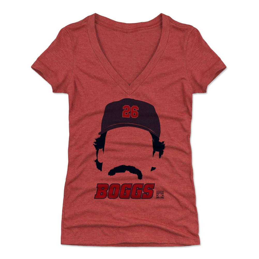 Wade Boggs Women's V-Neck T-Shirt | 500 LEVEL