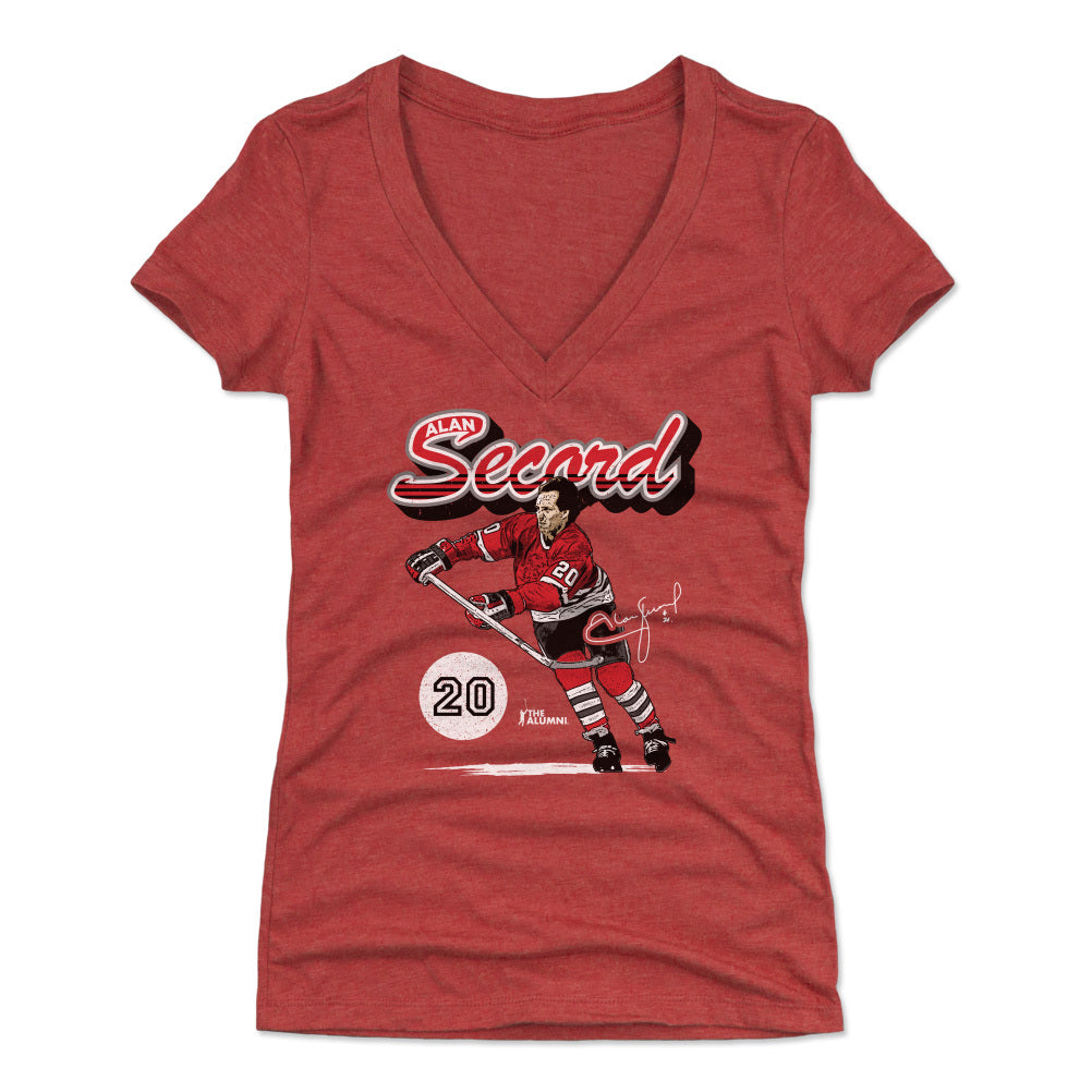 Alan Secord Women's V-Neck T-Shirt | 500 LEVEL