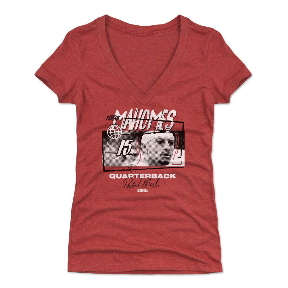 Patrick Mahomes Women's V-Neck T-Shirt | 500 LEVEL