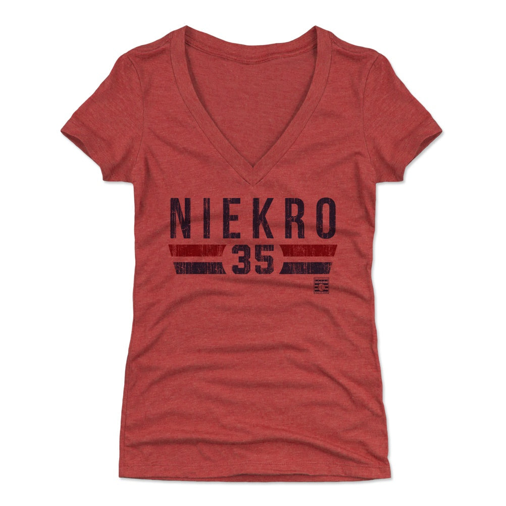 Phil Niekro Women's V-Neck T-Shirt | 500 LEVEL