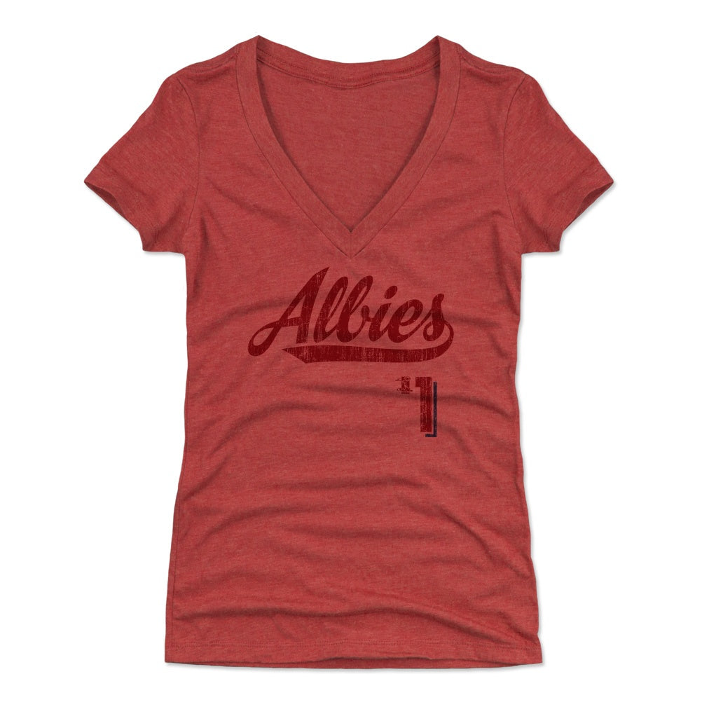 Ozzie Albies Women's V-Neck T-Shirt | 500 LEVEL