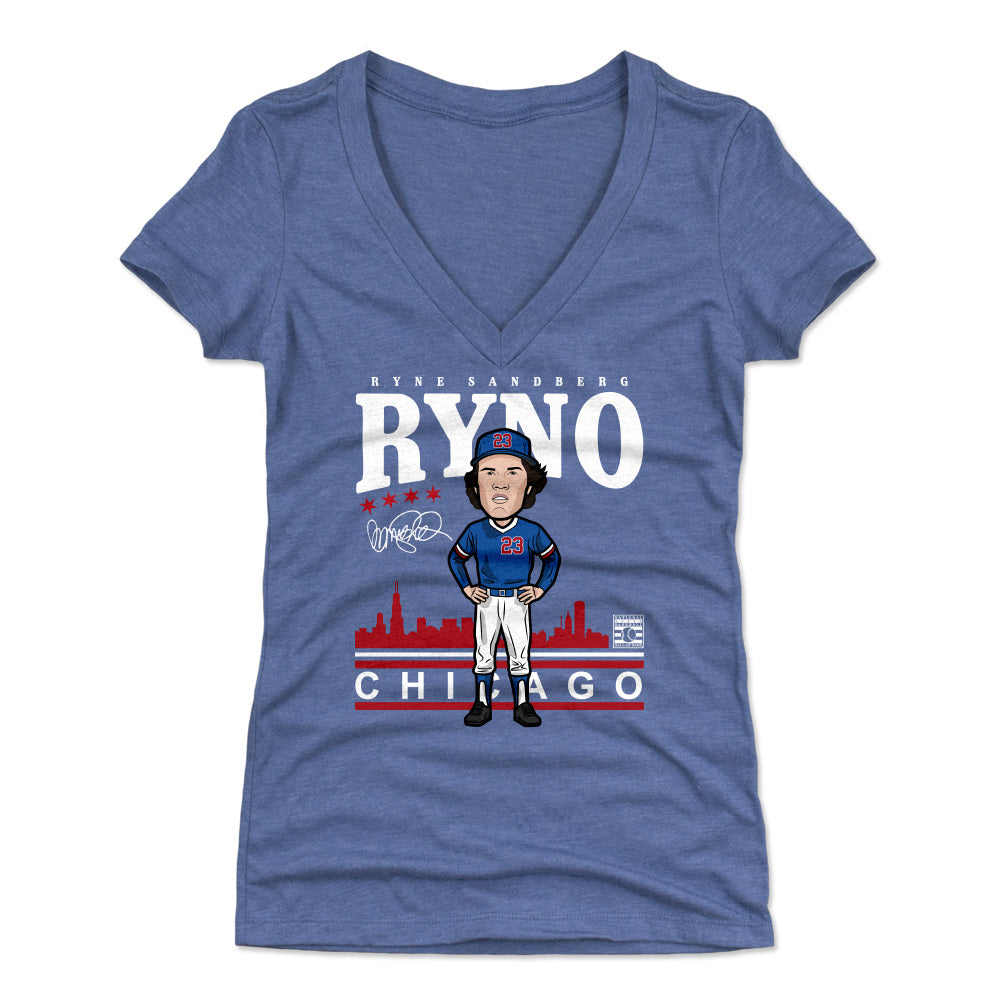 Ryne Sandberg Women's V-Neck T-Shirt | 500 LEVEL