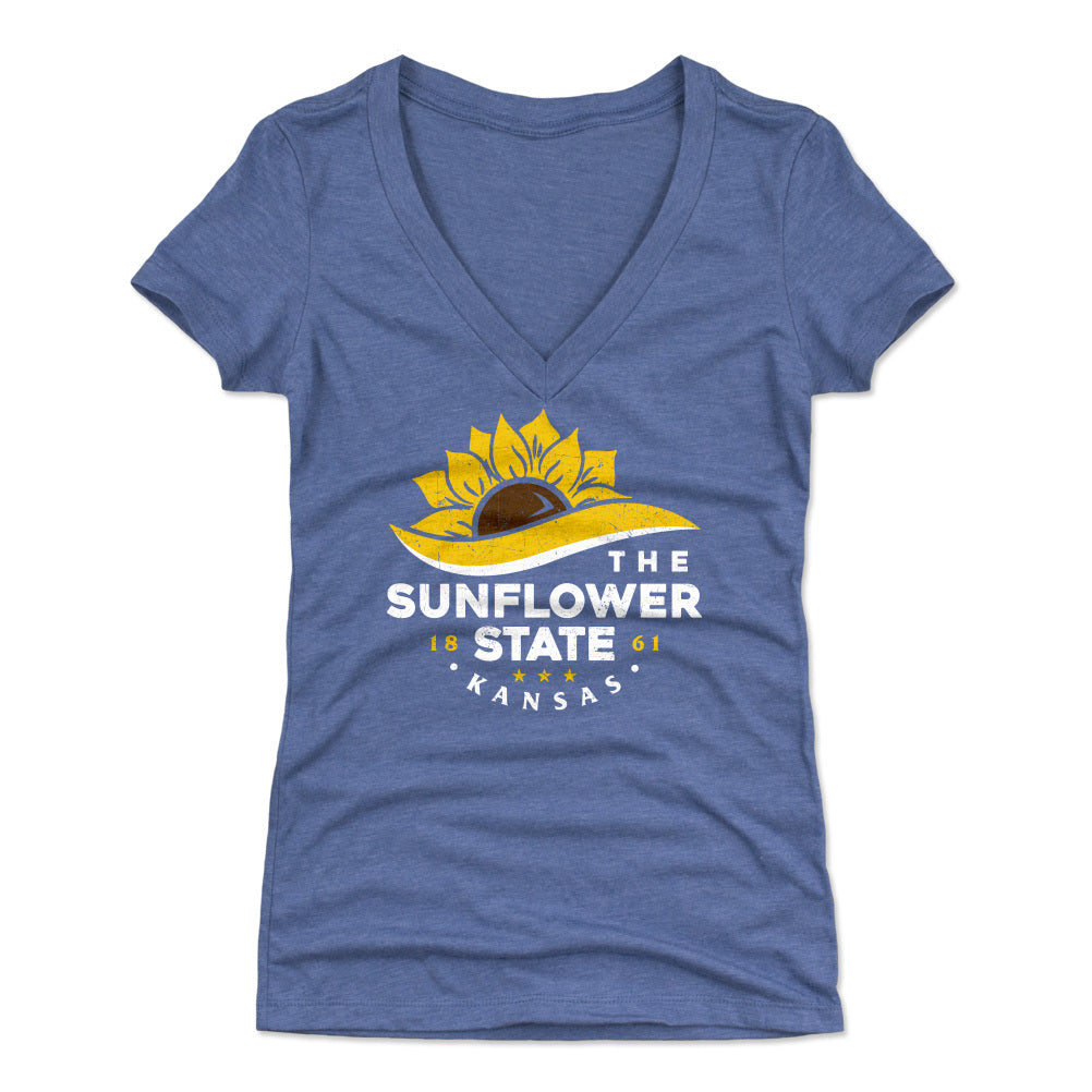 Kansas Women's V-Neck T-Shirt | 500 LEVEL