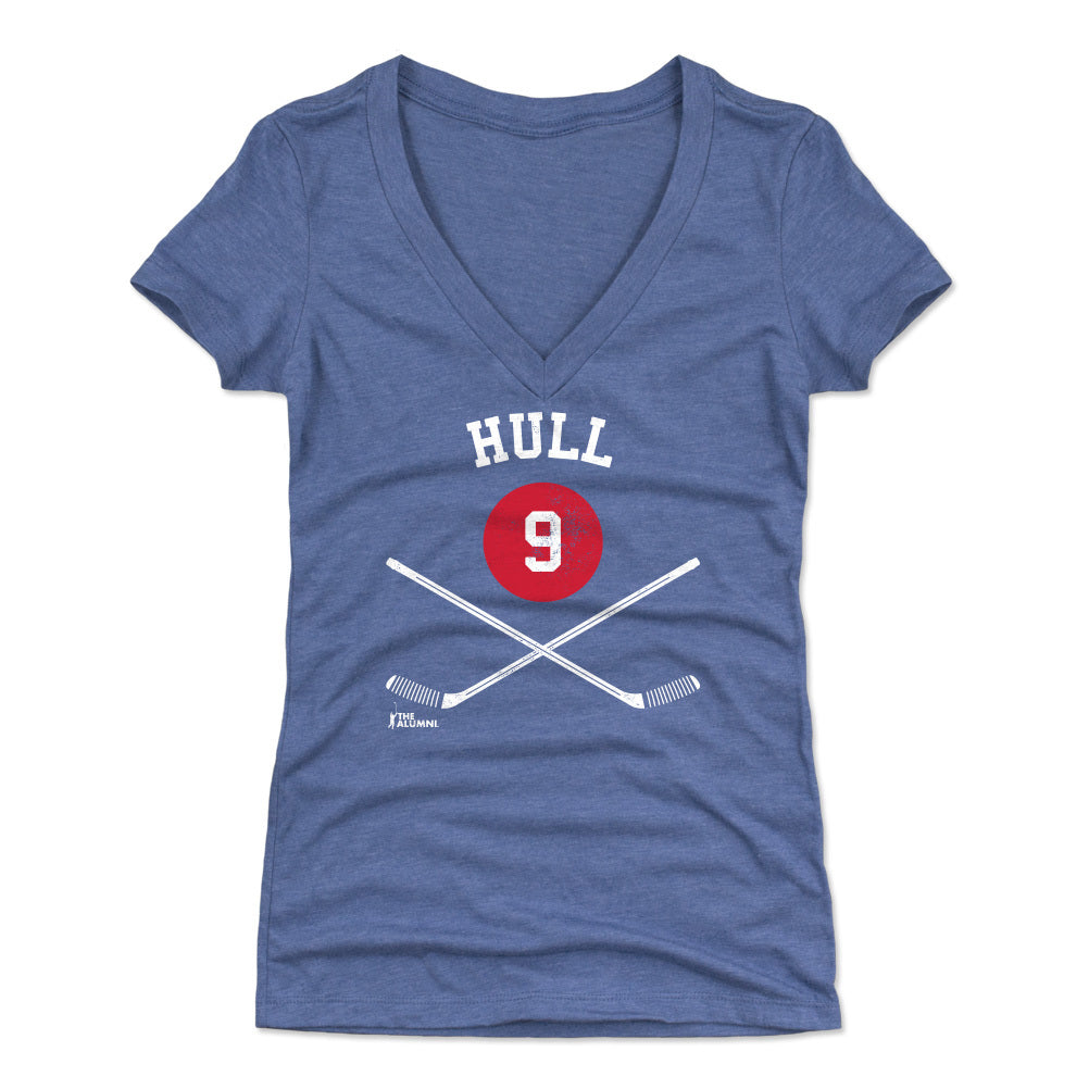 Bobby Hull Women's V-Neck T-Shirt | 500 LEVEL