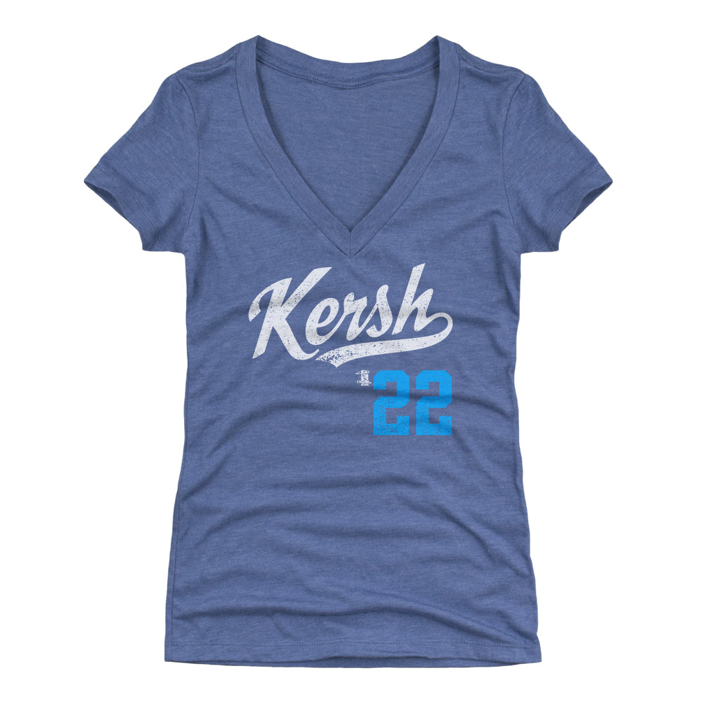 Clayton Kershaw Women's V-Neck T-Shirt | 500 LEVEL