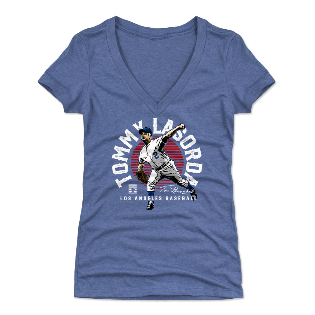 Tommy Lasorda Women's V-Neck T-Shirt | 500 LEVEL
