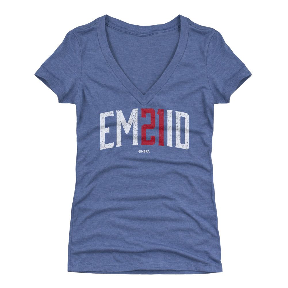 Joel Embiid Women's V-Neck T-Shirt | 500 LEVEL