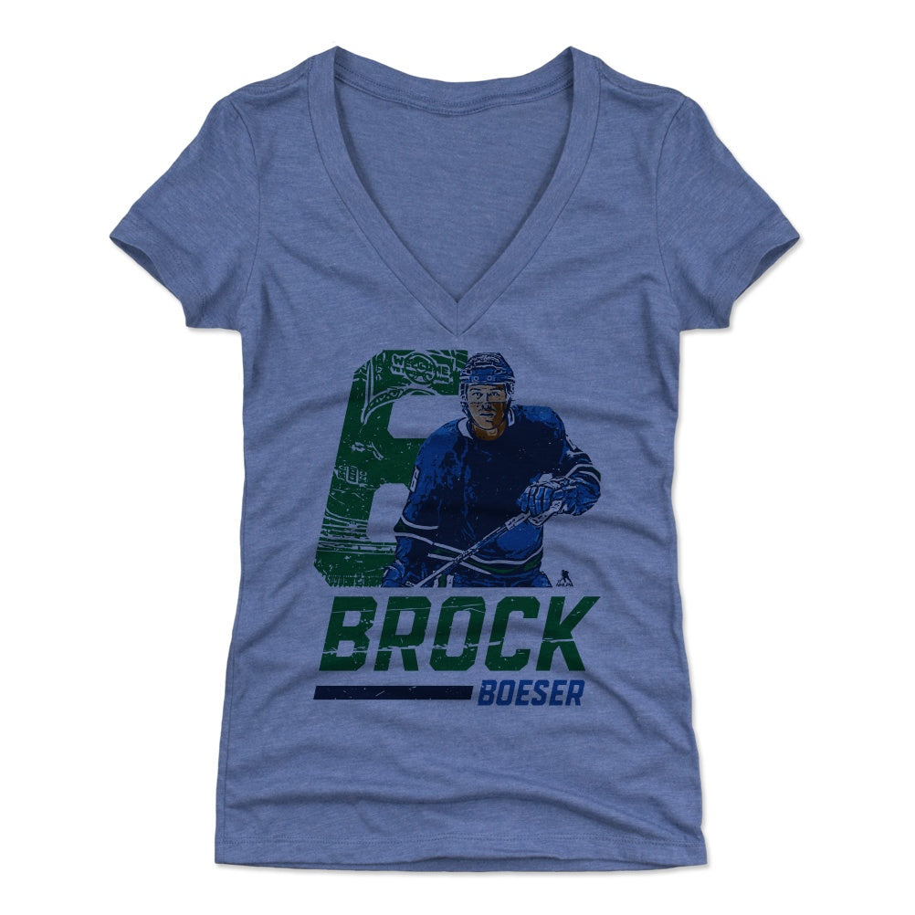 Brock Boeser Women's V-Neck T-Shirt | 500 LEVEL