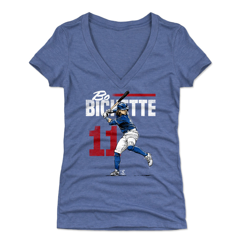 Bo Bichette Women's V-Neck T-Shirt | 500 LEVEL