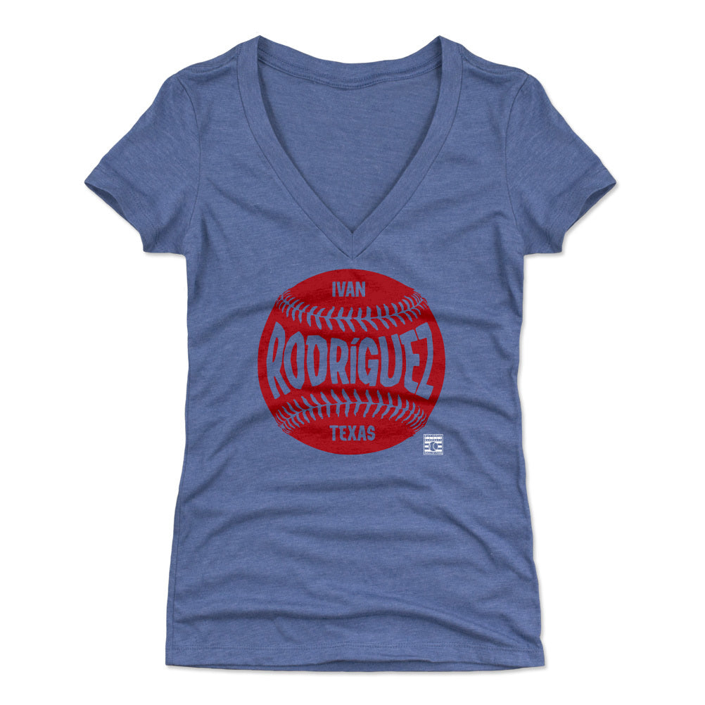 Ivan Rodriguez Women's V-Neck T-Shirt | 500 LEVEL