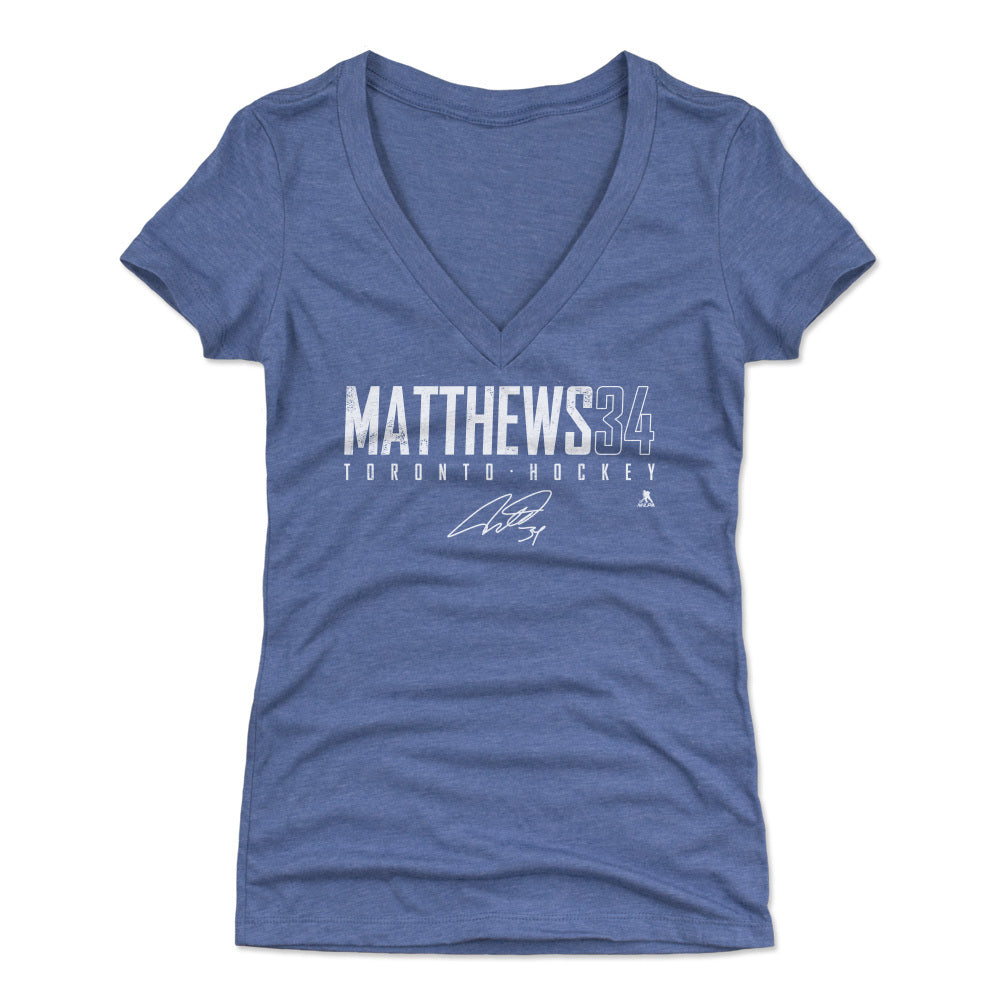Auston Matthews Women's V-Neck T-Shirt | 500 LEVEL