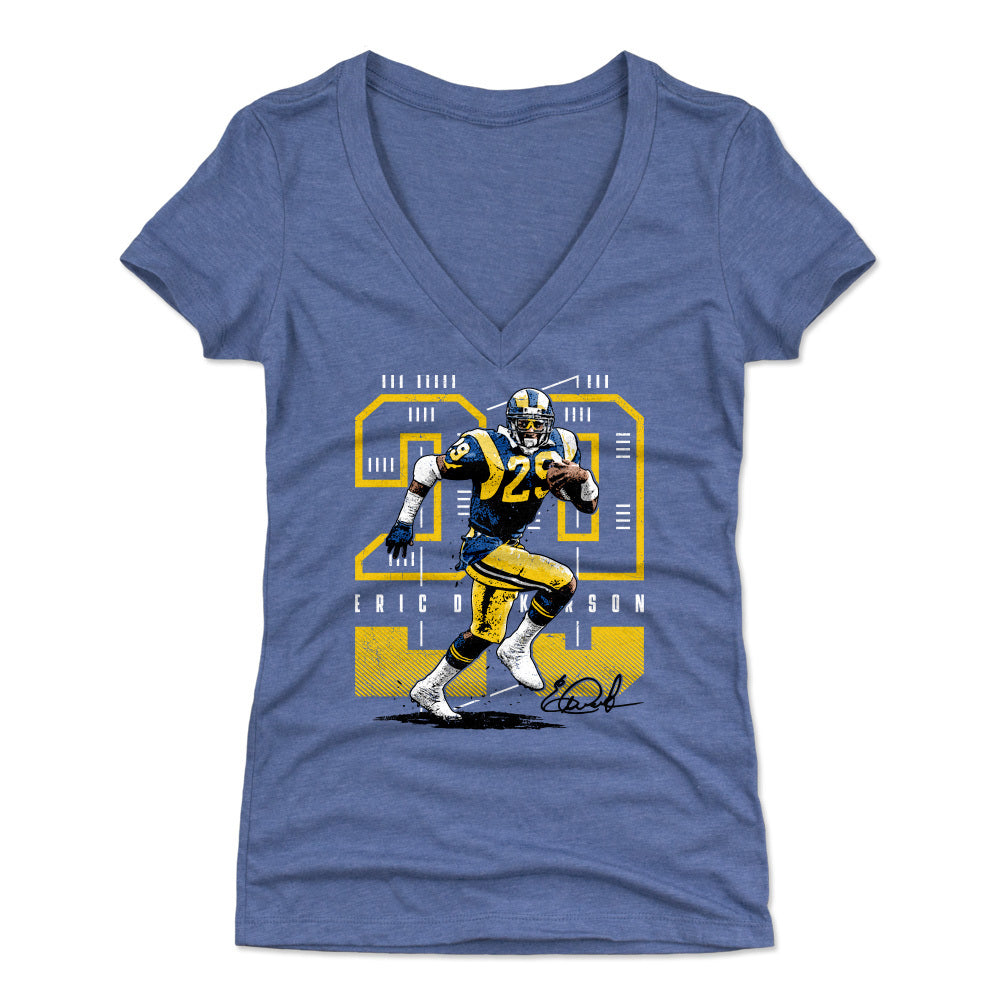 Eric Dickerson Women's V-Neck T-Shirt | 500 LEVEL