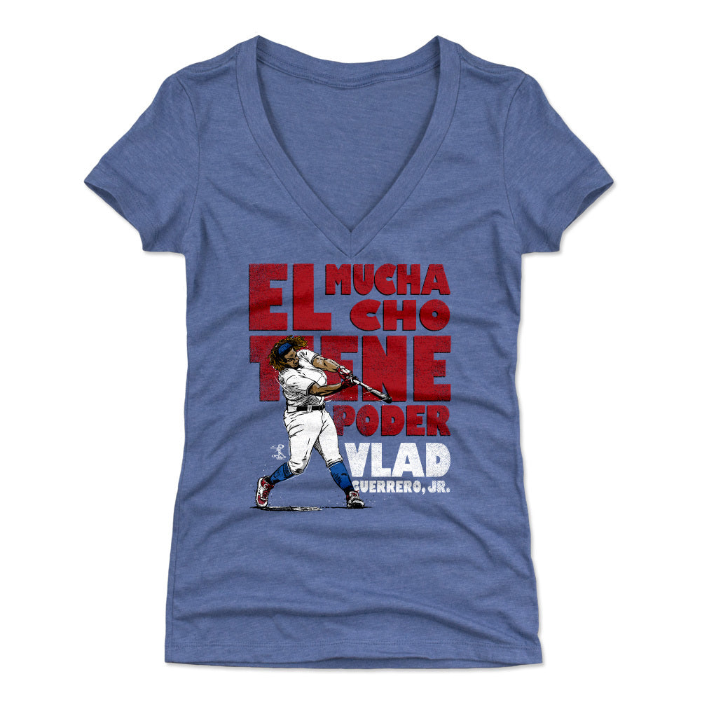 Vladimir Guerrero Jr. Women's V-Neck T-Shirt | 500 LEVEL