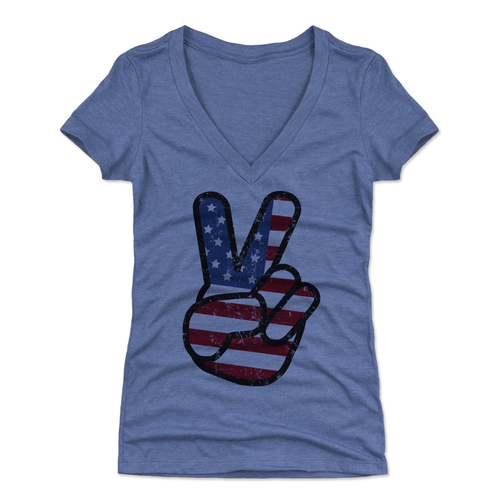 USA Women's V-Neck T-Shirt | 500 LEVEL