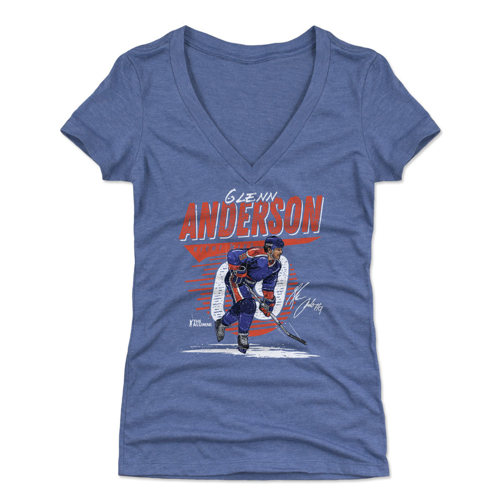 Glenn Anderson Women's V-Neck T-Shirt | 500 LEVEL