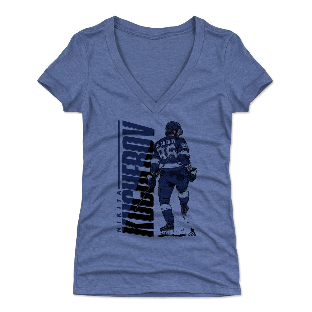 Nikita Kucherov Women's V-Neck T-Shirt | 500 LEVEL