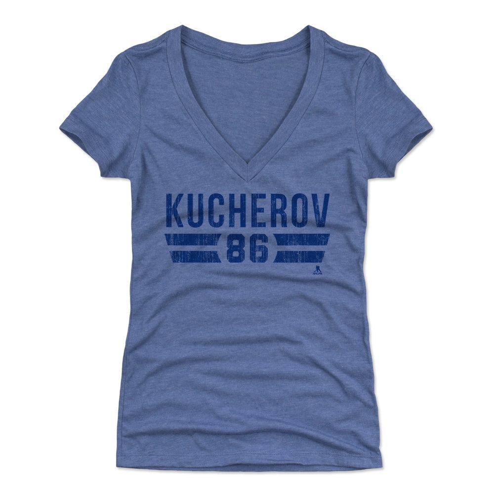 Nikita Kucherov Women's V-Neck T-Shirt | 500 LEVEL