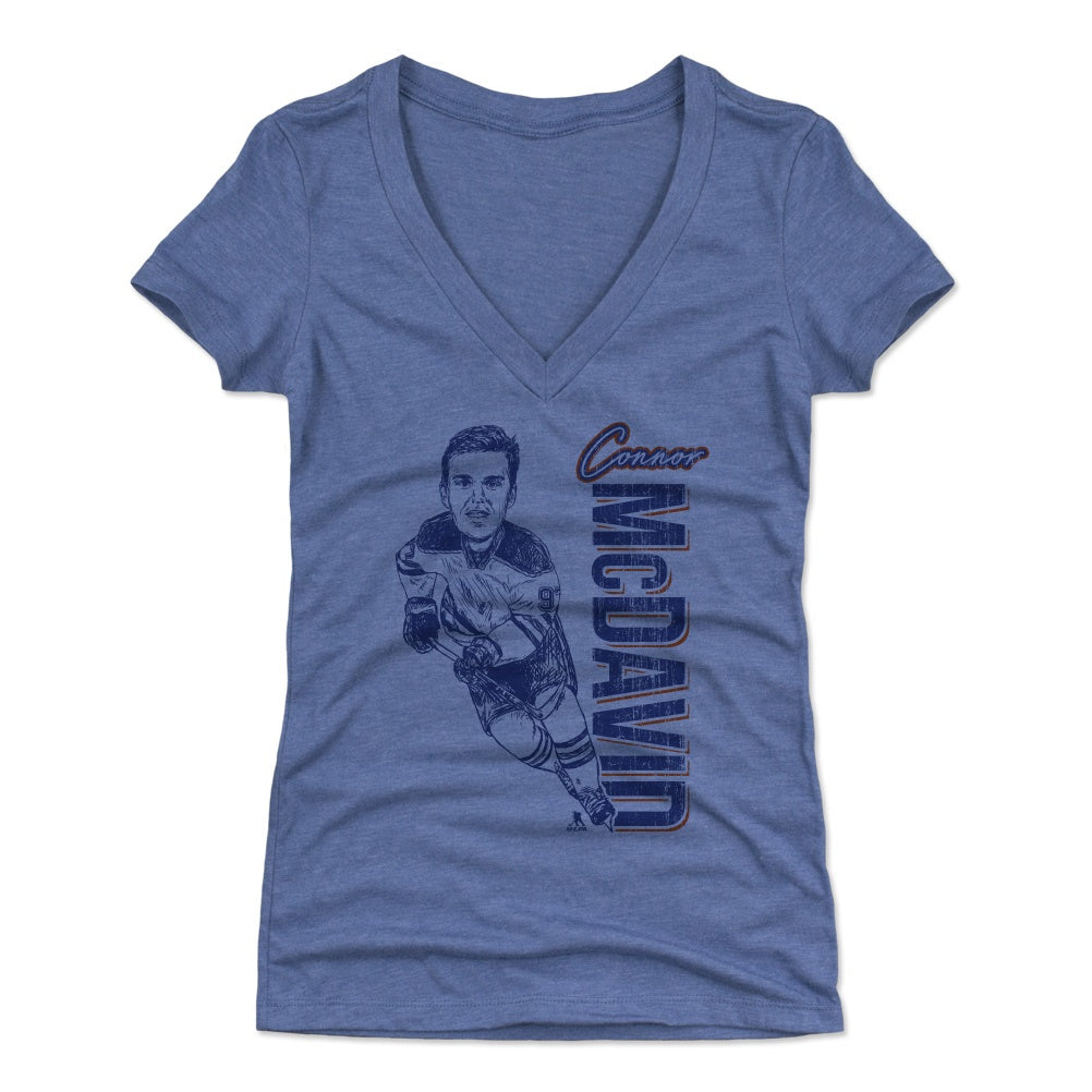 Connor McDavid Women's V-Neck T-Shirt | 500 LEVEL