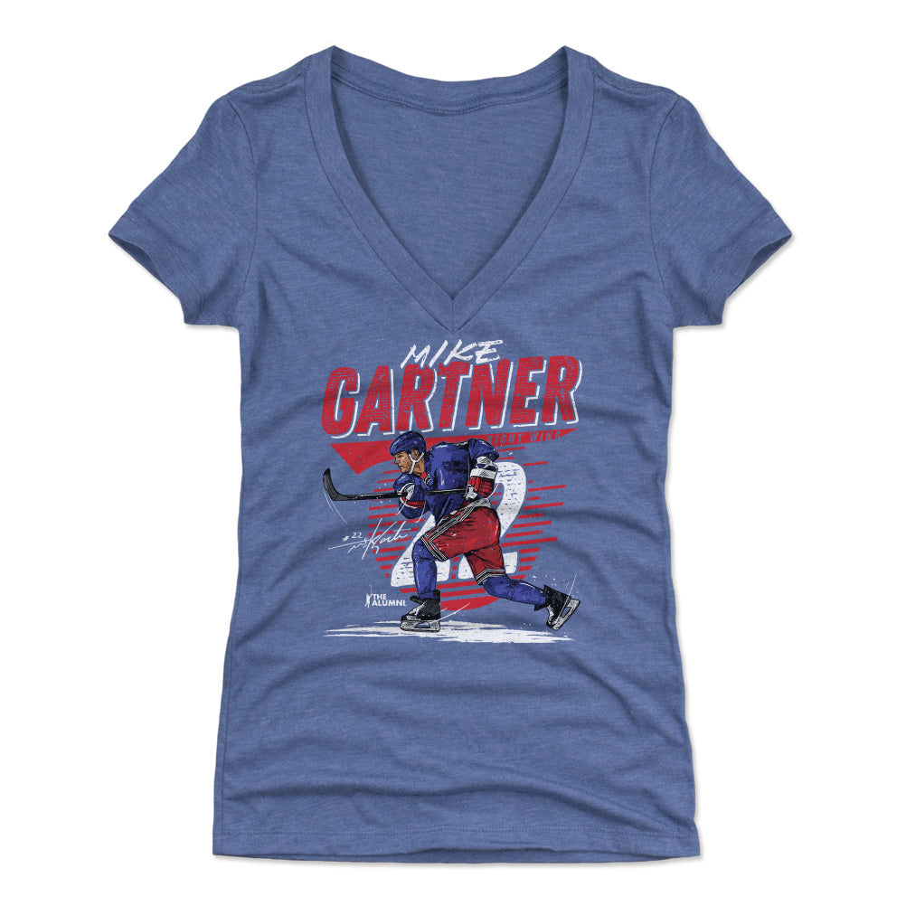 Mike Gartner Women's V-Neck T-Shirt | 500 LEVEL
