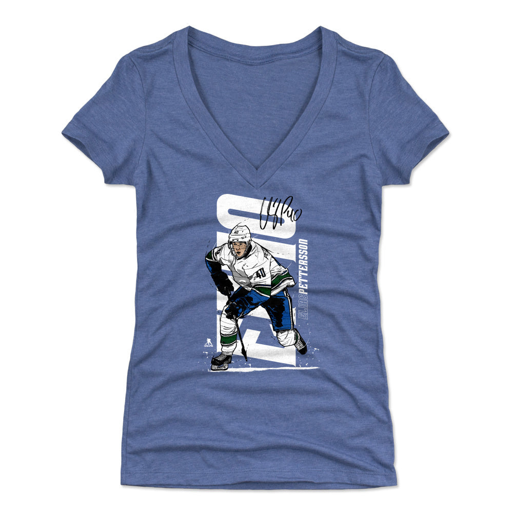 Elias Pettersson Women's V-Neck T-Shirt | 500 LEVEL