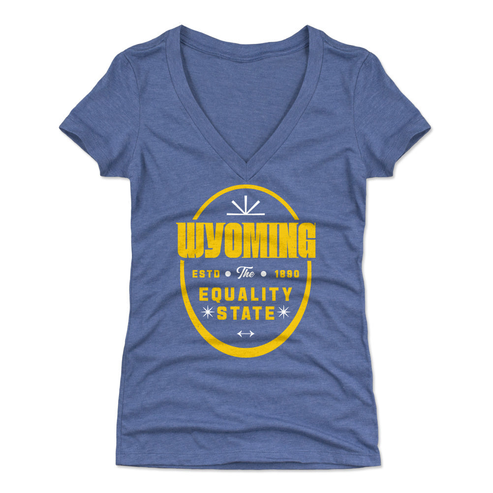 Wyoming Women's V-Neck T-Shirt | 500 LEVEL