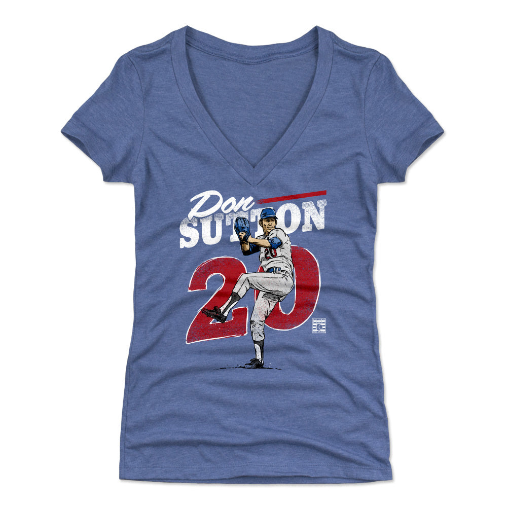 Don Sutton Women's V-Neck T-Shirt | 500 LEVEL