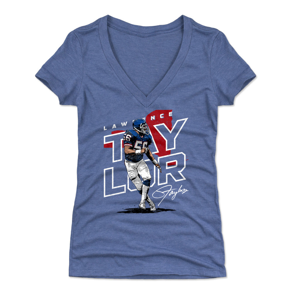 Lawrence Taylor Women's V-Neck T-Shirt | 500 LEVEL
