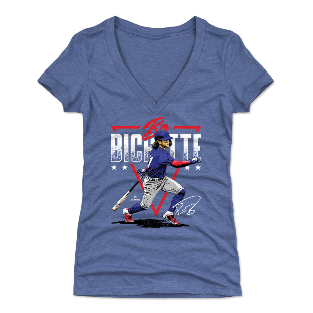 Bo Bichette Women's V-Neck T-Shirt | 500 LEVEL