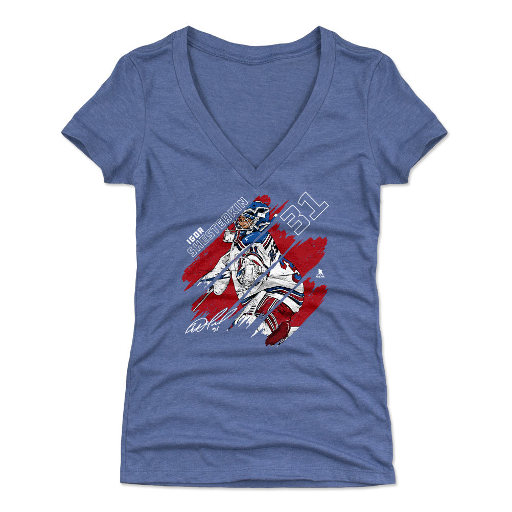 Igor Shesterkin Women's V-Neck T-Shirt | 500 LEVEL