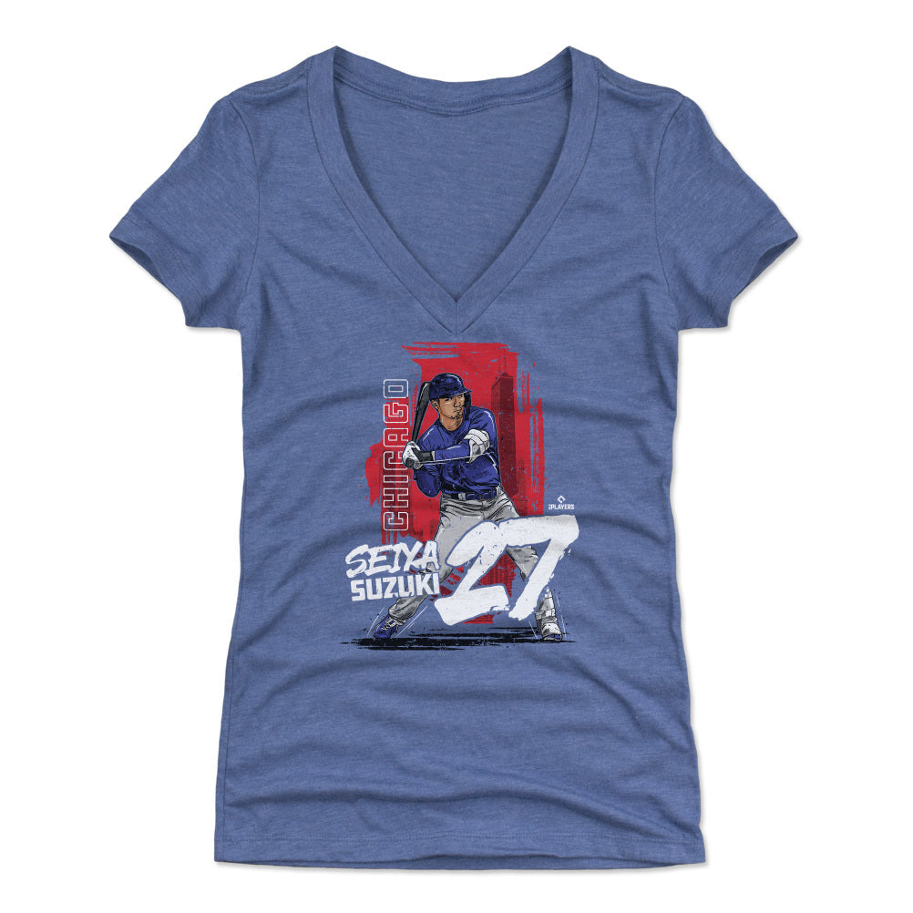 Seiya Suzuki Women's V-Neck T-Shirt | 500 LEVEL