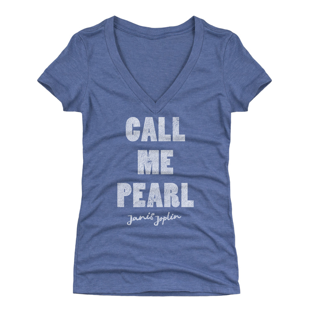 Janis Joplin Women's V-Neck T-Shirt | 500 LEVEL