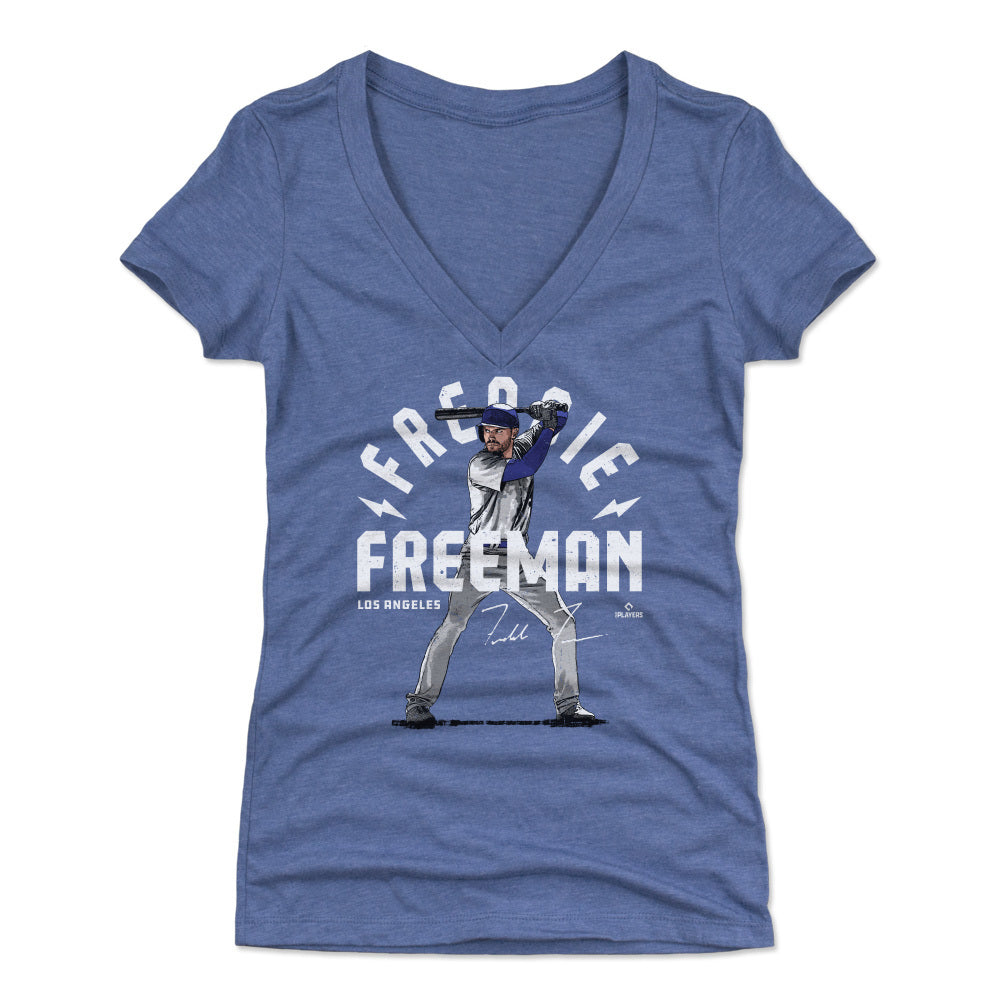 Freddie Freeman Women's V-Neck T-Shirt | 500 LEVEL