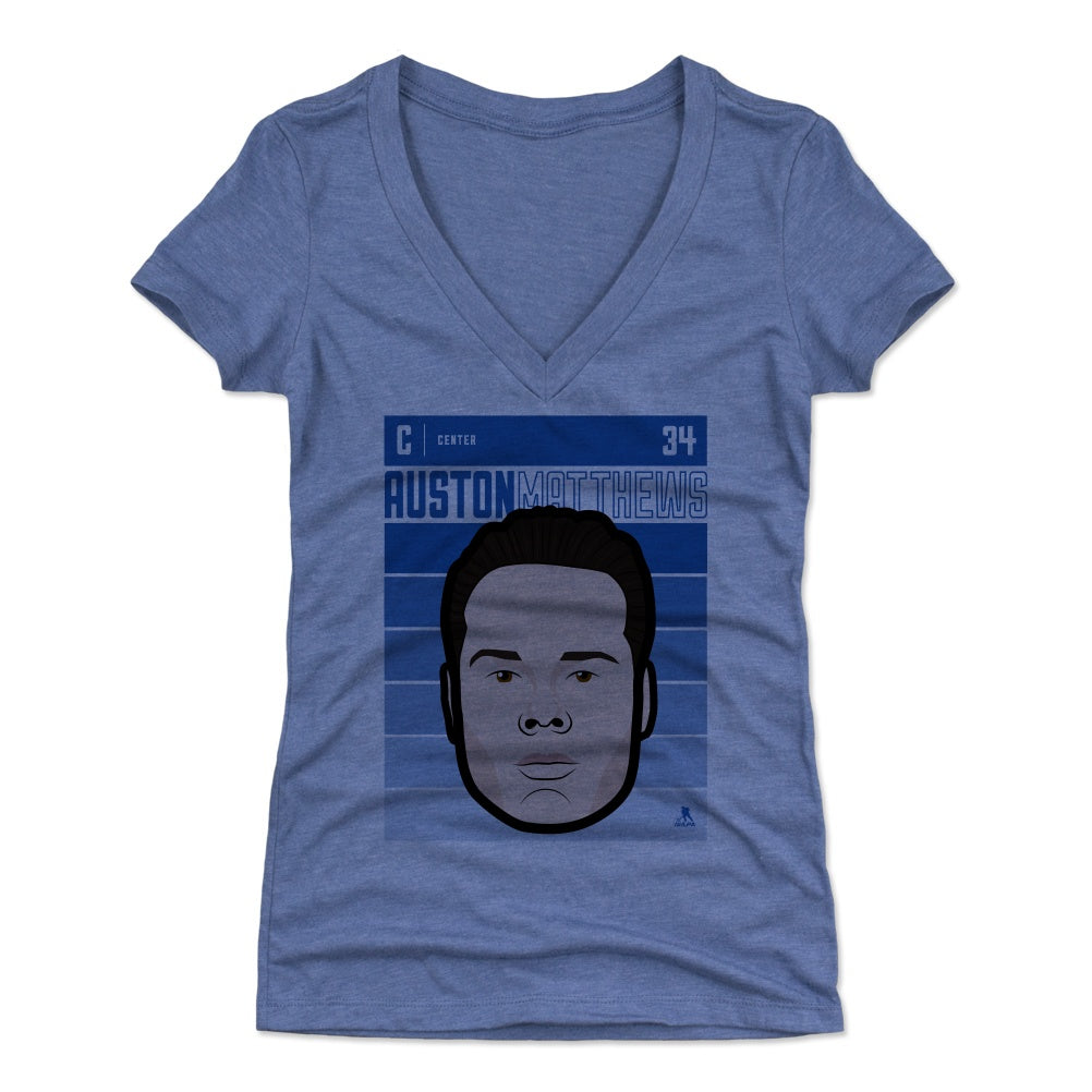 Auston Matthews Women's V-Neck T-Shirt | 500 LEVEL