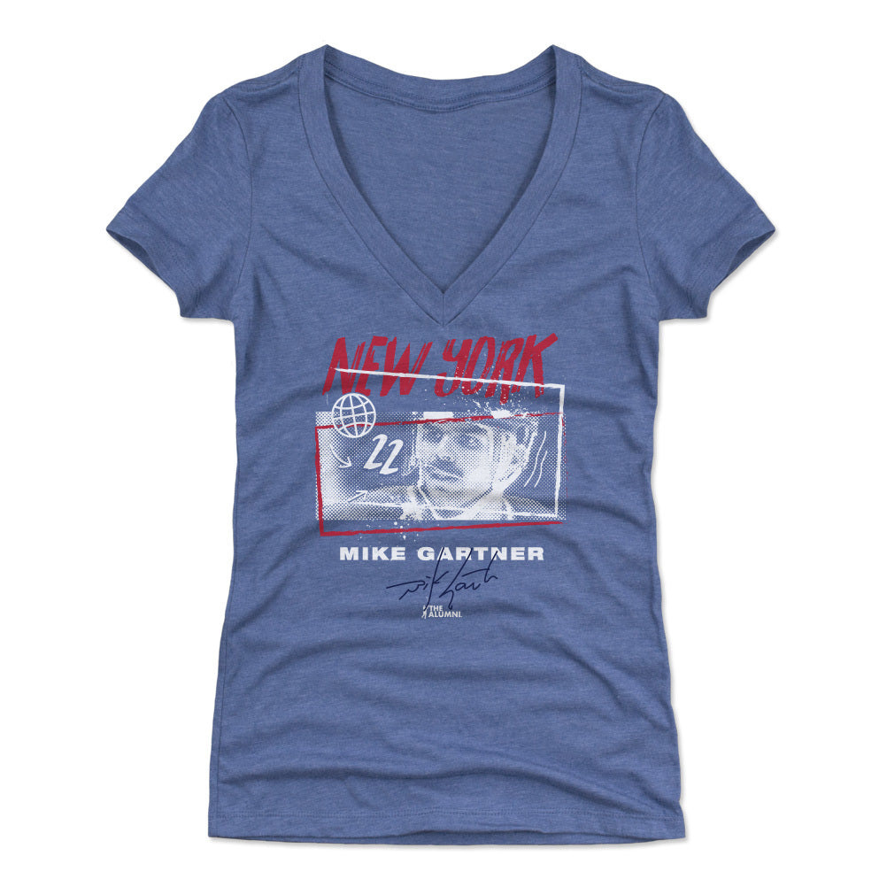 Mike Gartner Women's V-Neck T-Shirt | 500 LEVEL